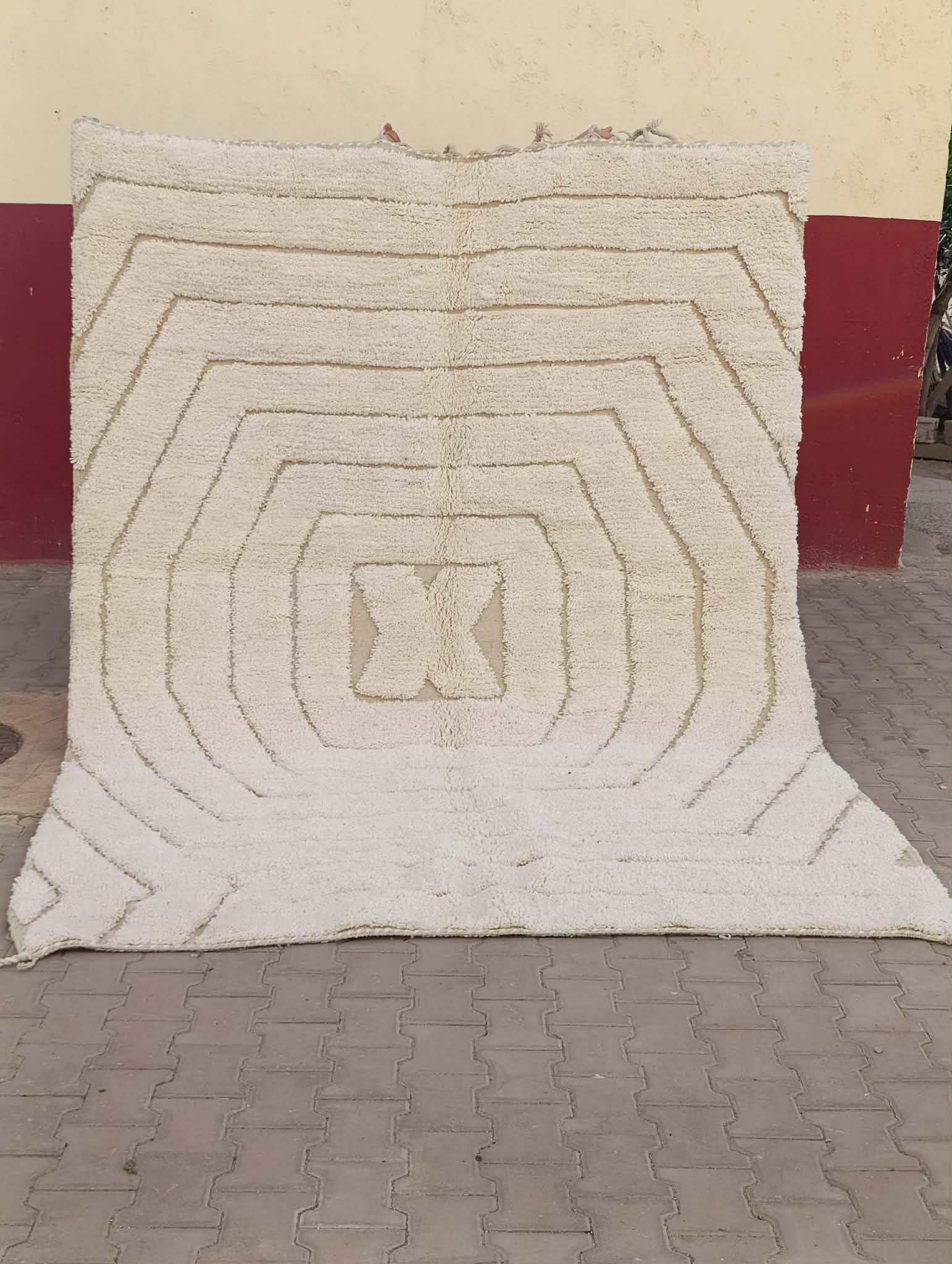 Ivory Beni Ourain rug